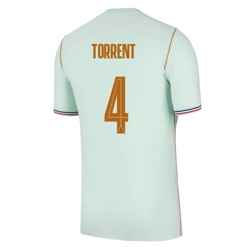 Danxen Kvinnor Frankrike Marion Torrent #4 Grön Guld Bortatröja Matchtröjor 26-28 Tröjor T-Tröja