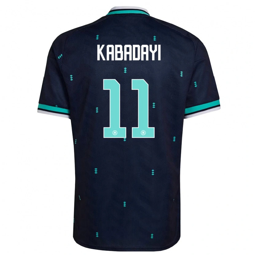 Danxen Kvinnor Tyskland Yusuf Kabadayi #11 Marin Himmelblå Vit Bortatröja Matchtröjor 26-28 Tröjor T-Tröja