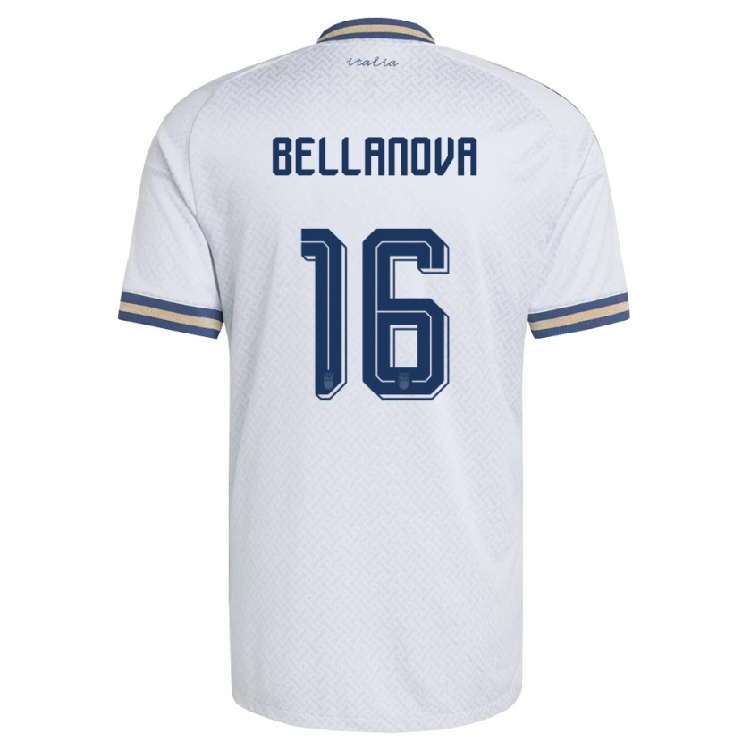 Danxen Kvinnor Italien Raoul Bellanova #16 Off-White Marin Guld Bortatröja Matchtröjor 26-28 Tröjor T-Tröja