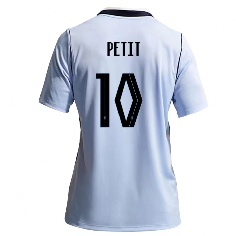 Danxen Barn Uruguay Gonzalo Petit #10 Himmelblå Vit Hemmatröja Matchtröjor 26-28 Tröjor T-Tröja