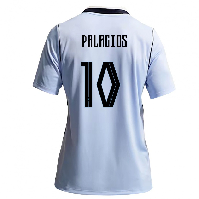 Danxen Barn Uruguay Tiago Palacios #10 Himmelblå Vit Hemmatröja Matchtröjor 26-28 Tröjor T-Tröja