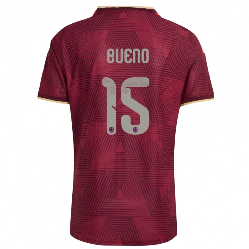 Danxen Barn Venezuela Jesús Bueno #15 Burgund Guld Gul Hemmatröja Matchtröjor 26-28 Tröjor T-Tröja