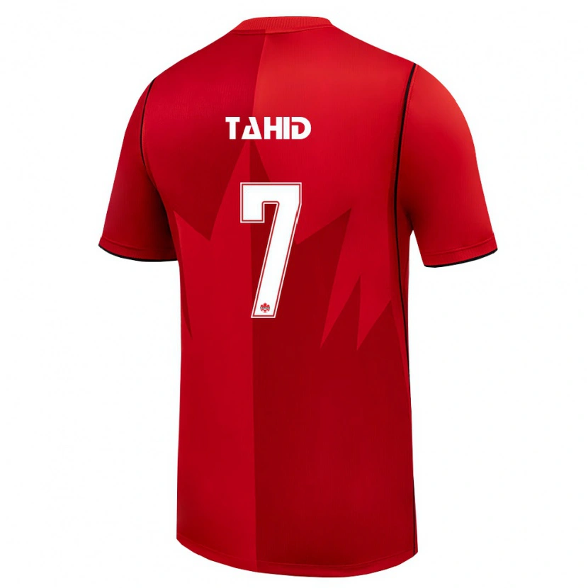 Danxen Barn Kanada Taryck Tahid #7 Röd Vit Hemmatröja Matchtröjor 26-28 Tröjor T-Tröja