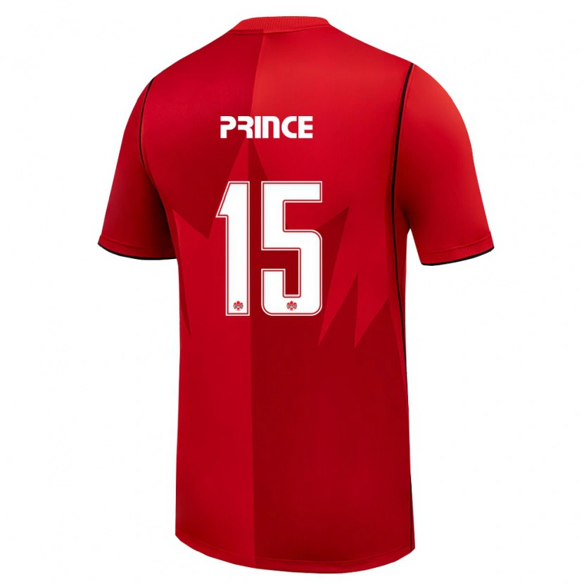 Danxen Barn Kanada Nichelle Prince #15 Röd Vit Hemmatröja Matchtröjor 26-28 Tröjor T-Tröja