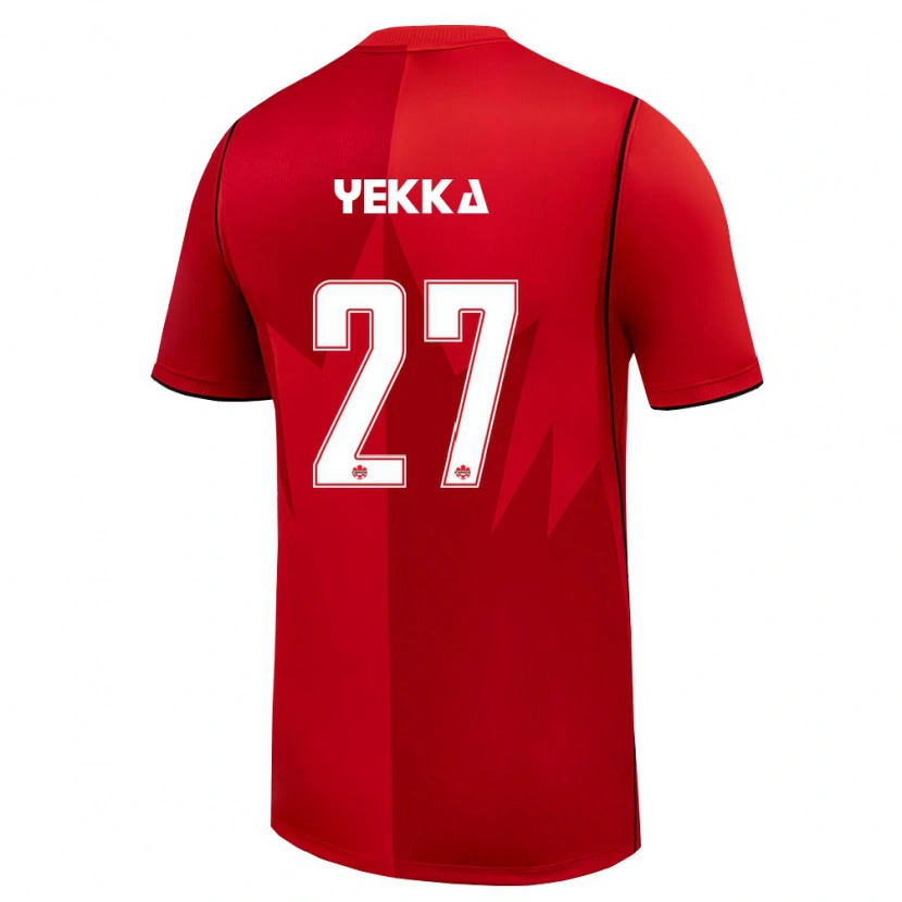 Danxen Barn Kanada Sura Yekka #27 Röd Vit Hemmatröja Matchtröjor 26-28 Tröjor T-Tröja