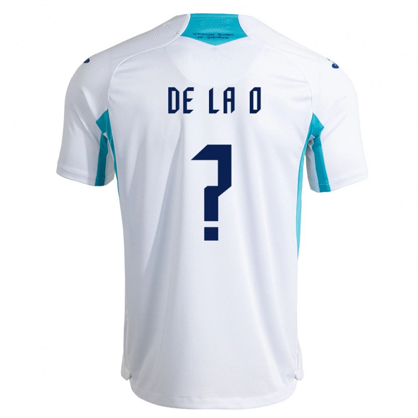 Danxen Barn Honduras Kerlyn De La O #0 Vit Blå Himmelblå Hemmatröja Matchtröjor 26-28 Tröjor T-Tröja