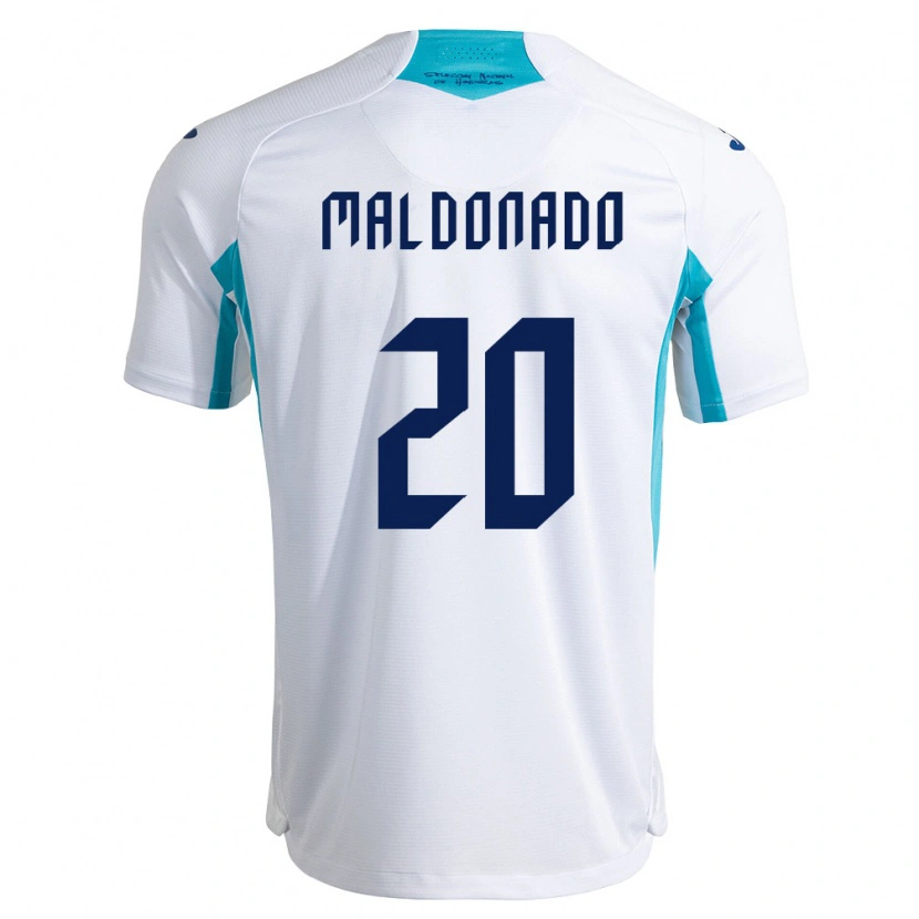 Danxen Barn Honduras Alessandro Maldonado #20 Vit Blå Himmelblå Hemmatröja Matchtröjor 26-28 Tröjor T-Tröja