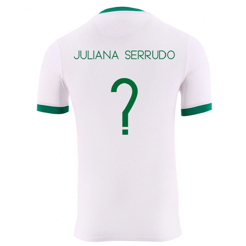 Danxen Barn Bolivia Eyda Juliana Serrudo #0 Vit Grön Röd Bortatröja Matchtröjor 26-28 Tröjor T-Tröja