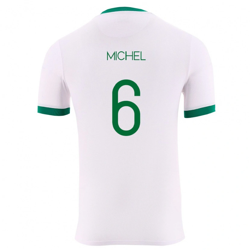 Danxen Barn Bolivia Jhosep Michel #6 Vit Grön Röd Bortatröja Matchtröjor 26-28 Tröjor T-Tröja