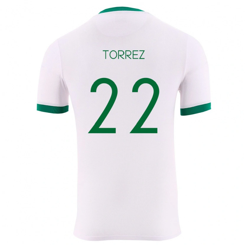 Danxen Barn Bolivia Marcelo Torrez #22 Vit Grön Röd Bortatröja Matchtröjor 26-28 Tröjor T-Tröja