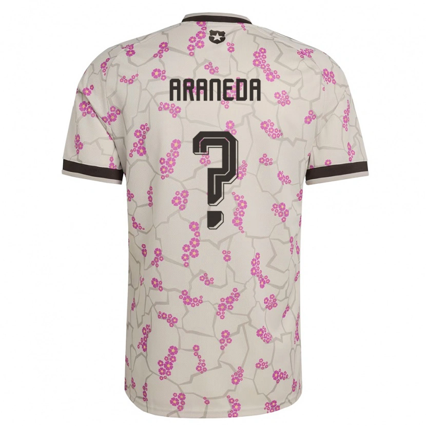 Danxen Barn Chile Arantxa Araneda #0 Vit Lila Bortatröja Matchtröjor 26-28 Tröjor T-Tröja