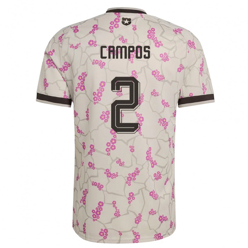 Danxen Barn Chile Víctor Campos #2 Vit Lila Bortatröja Matchtröjor 26-28 Tröjor T-Tröja