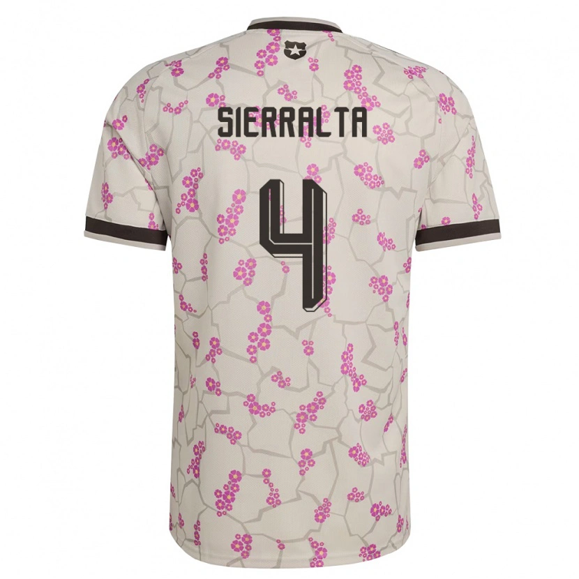 Danxen Barn Chile Francisco Sierralta #4 Vit Lila Bortatröja Matchtröjor 26-28 Tröjor T-Tröja