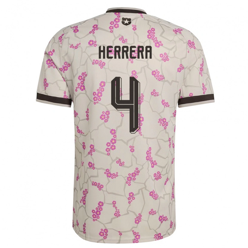 Danxen Barn Chile Claudia Herrera #4 Vit Lila Bortatröja Matchtröjor 26-28 Tröjor T-Tröja