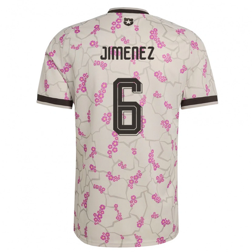 Danxen Barn Chile Yastin Jiménez #6 Vit Lila Bortatröja Matchtröjor 26-28 Tröjor T-Tröja
