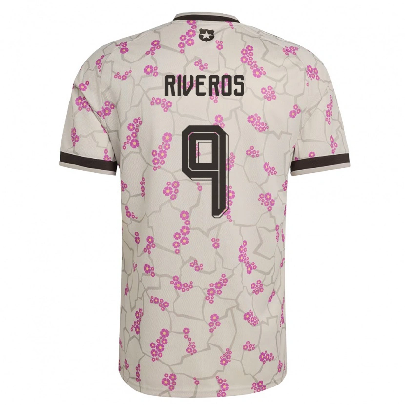 Danxen Barn Chile Amaro Riveros #9 Vit Lila Bortatröja Matchtröjor 26-28 Tröjor T-Tröja