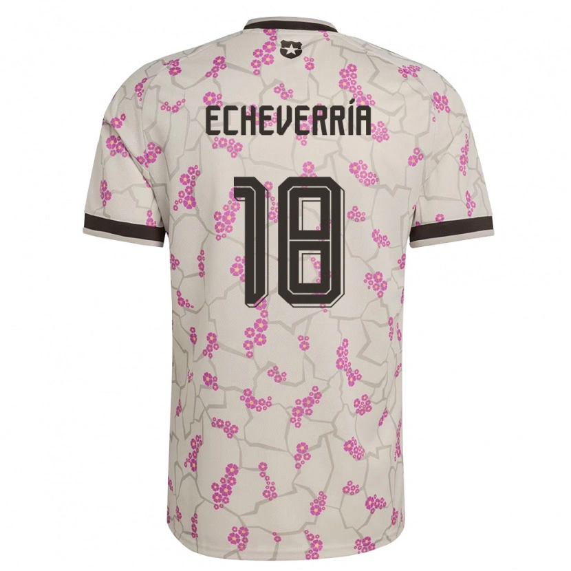 Danxen Barn Chile Rodrigo Echeverría #18 Vit Lila Bortatröja Matchtröjor 26-28 Tröjor T-Tröja