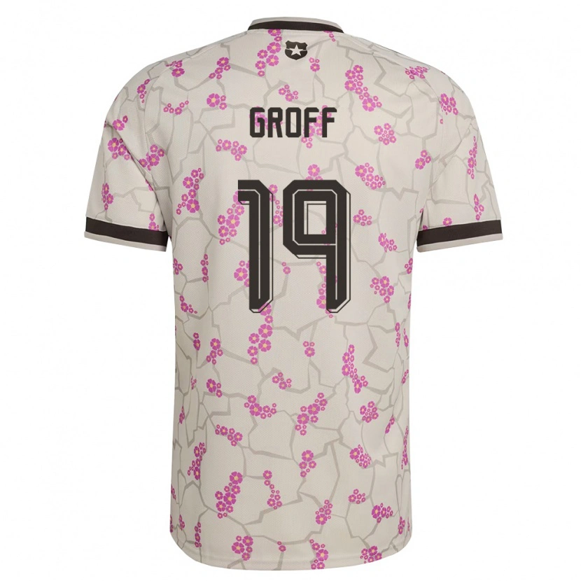 Danxen Barn Chile Llanka Groff #19 Vit Lila Bortatröja Matchtröjor 26-28 Tröjor T-Tröja