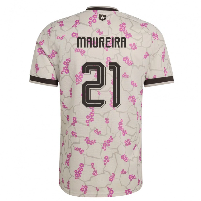 Danxen Barn Chile Gabriel Maureira #21 Vit Lila Bortatröja Matchtröjor 26-28 Tröjor T-Tröja