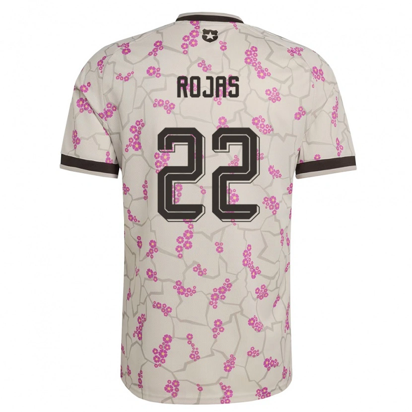 Danxen Barn Chile Jeyson Rojas #22 Vit Lila Bortatröja Matchtröjor 26-28 Tröjor T-Tröja