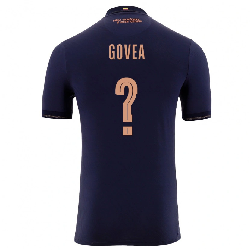 Danxen Barn Ecuador Aimar Govea #0 Marin Guld Bortatröja Matchtröjor 26-28 Tröjor T-Tröja