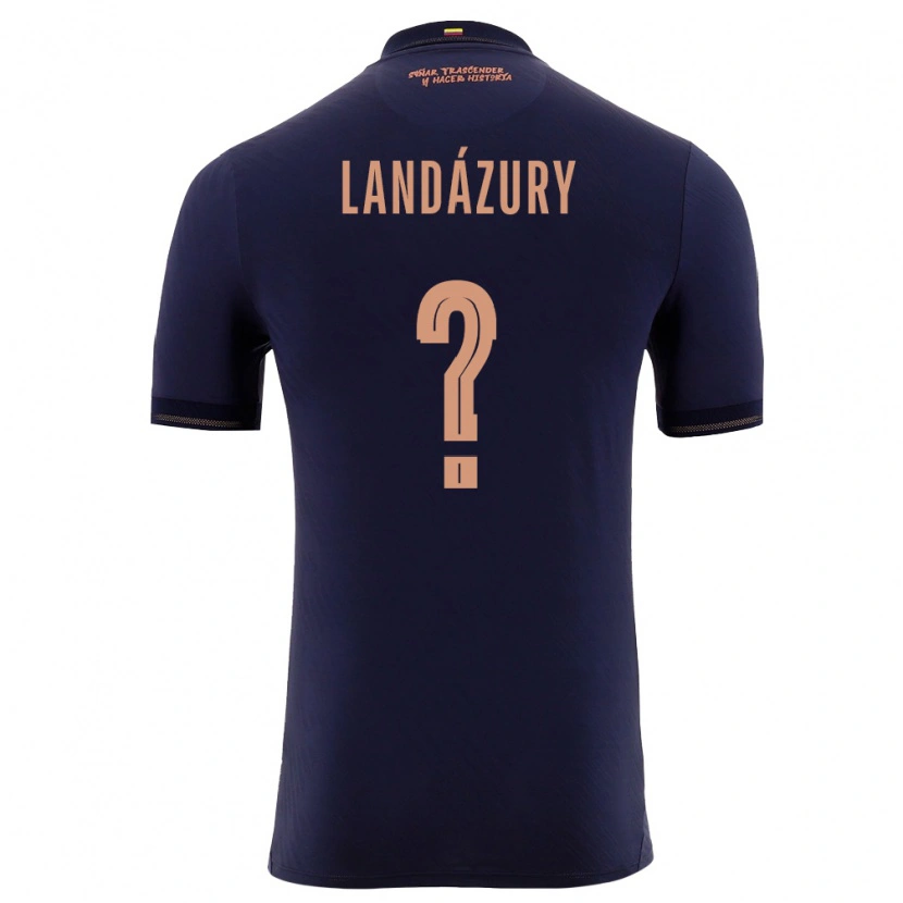 Danxen Barn Ecuador Jackson Landázury #0 Marin Guld Bortatröja Matchtröjor 26-28 Tröjor T-Tröja