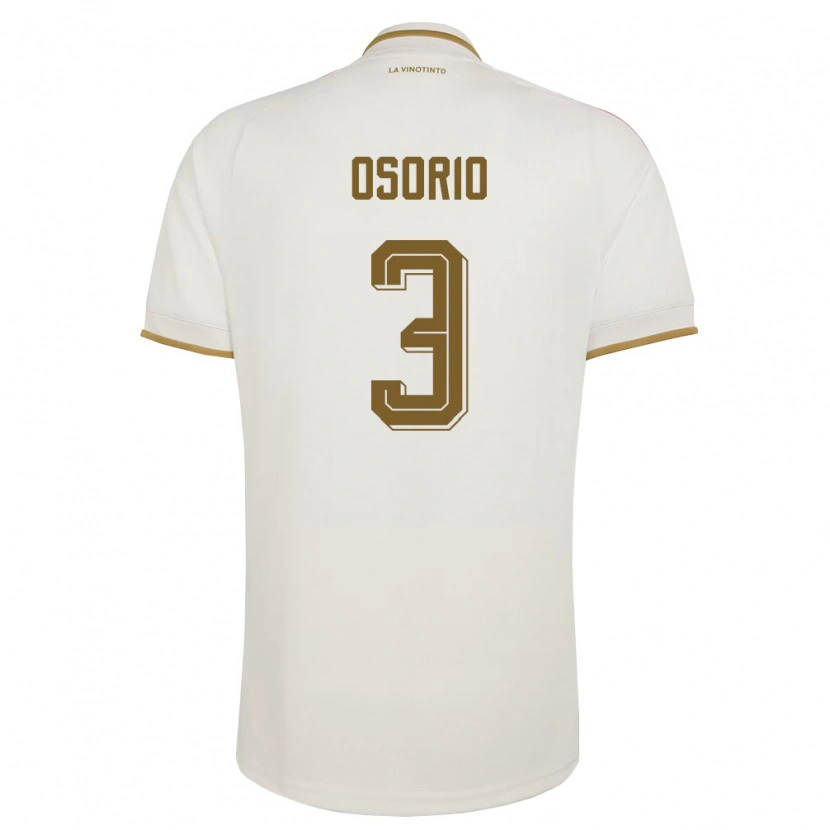 Danxen Barn Venezuela Yordan Osorio #3 Off-White Gul Bortatröja Matchtröjor 26-28 Tröjor T-Tröja