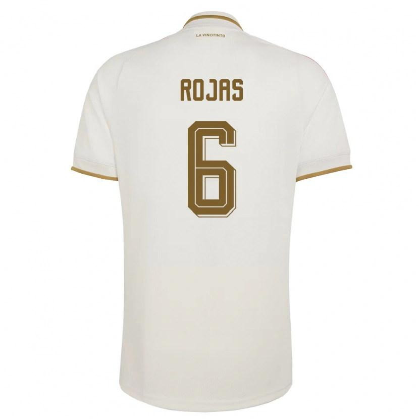 Danxen Barn Venezuela Carlos Rojas #6 Off-White Gul Bortatröja Matchtröjor 26-28 Tröjor T-Tröja