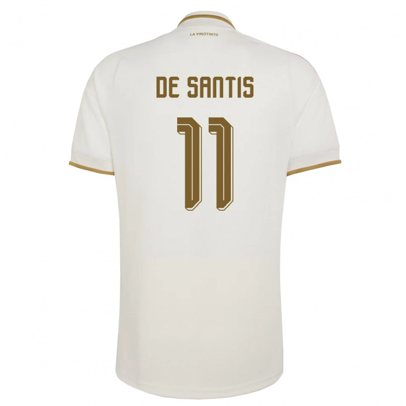 Danxen Barn Venezuela Jeriel De Santis #11 Off-White Gul Bortatröja Matchtröjor 26-28 Tröjor T-Tröja