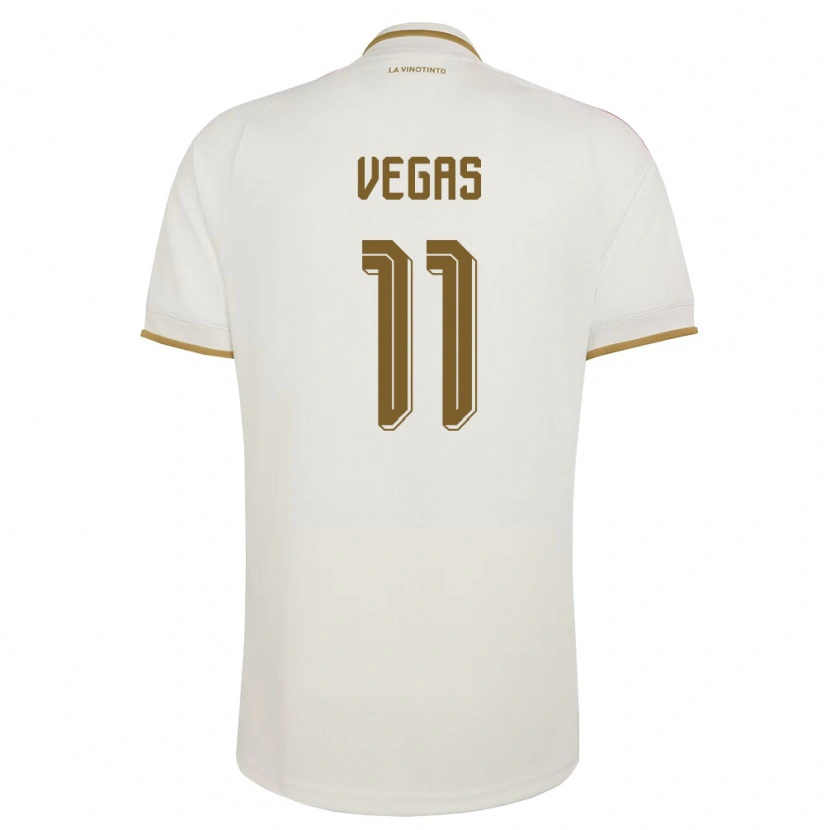 Danxen Barn Venezuela Charly Vegas #11 Off-White Gul Bortatröja Matchtröjor 26-28 Tröjor T-Tröja