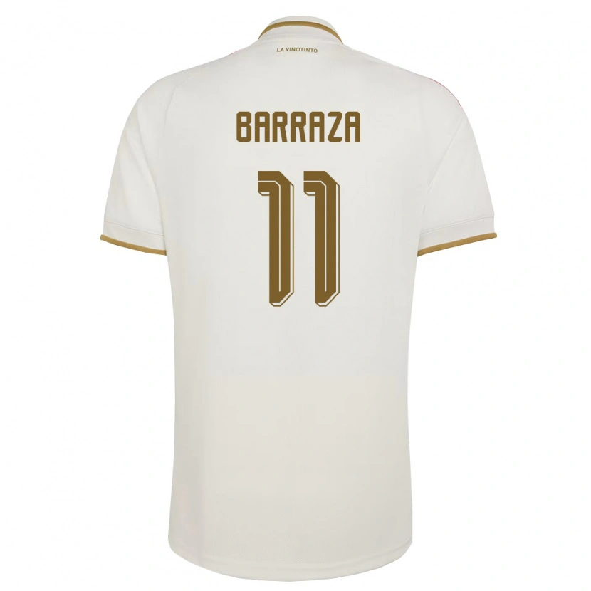 Danxen Barn Venezuela Jorge Barraza #11 Off-White Gul Bortatröja Matchtröjor 26-28 Tröjor T-Tröja