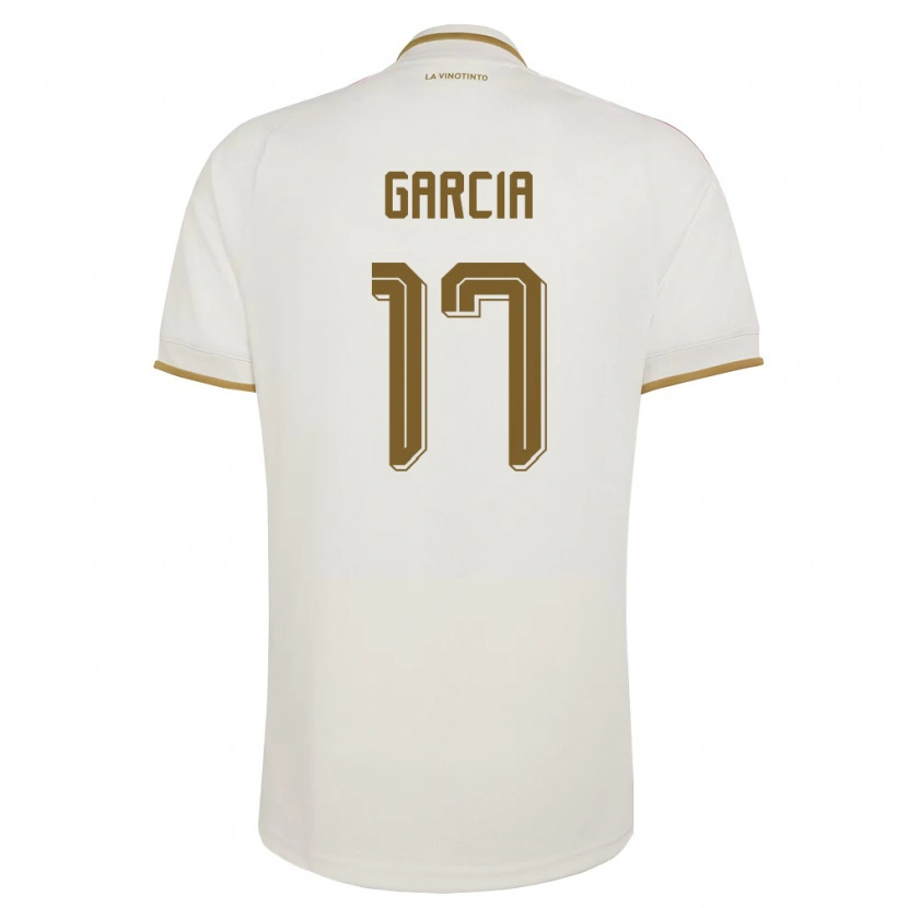 Danxen Barn Venezuela Gabriela García #17 Off-White Gul Bortatröja Matchtröjor 26-28 Tröjor T-Tröja