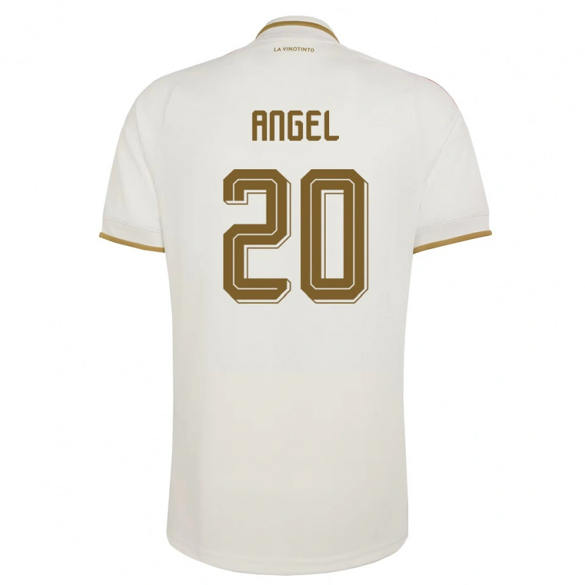 Danxen Barn Venezuela Wilker Ángel #20 Off-White Gul Bortatröja Matchtröjor 26-28 Tröjor T-Tröja