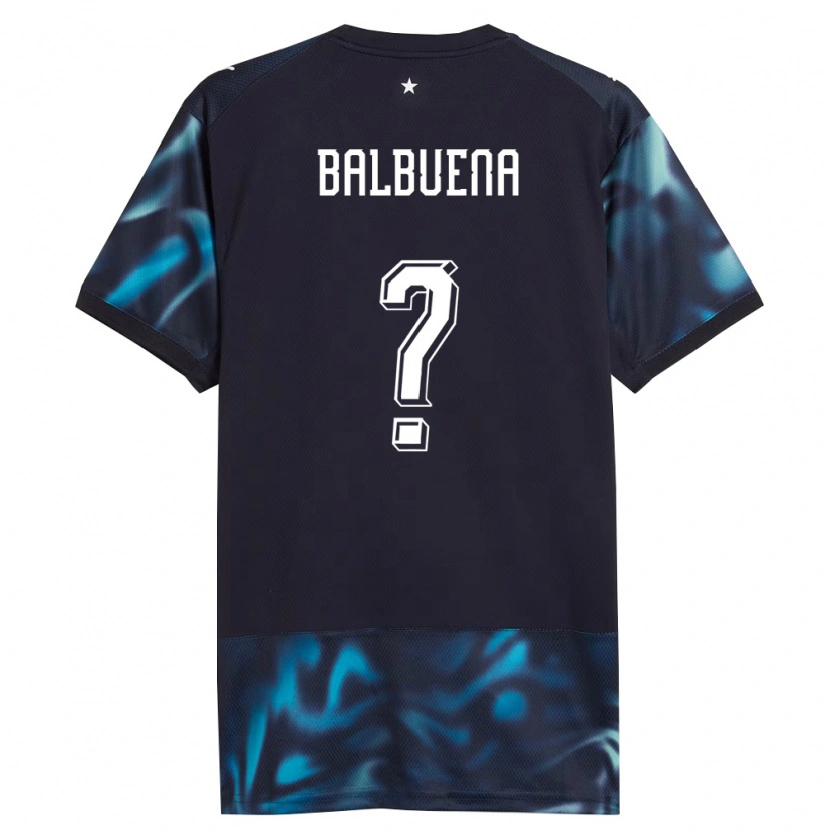 Danxen Barn Paraguay Fabián Balbuena #0 Marin Himmelblå Bortatröja Matchtröjor 26-28 Tröjor T-Tröja