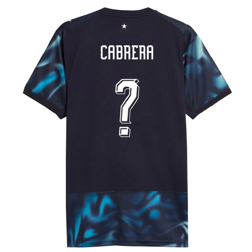Danxen Barn Paraguay Ivan Cabrera #0 Marin Himmelblå Bortatröja Matchtröjor 26-28 Tröjor T-Tröja