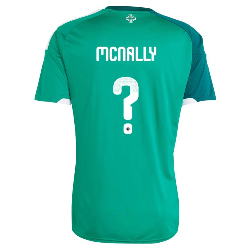 Danxen Män Nordirland Brayden Mcnally #0 Grön Vit Hemmatröja Matchtröjor 26-28 Tröjor T-Tröja