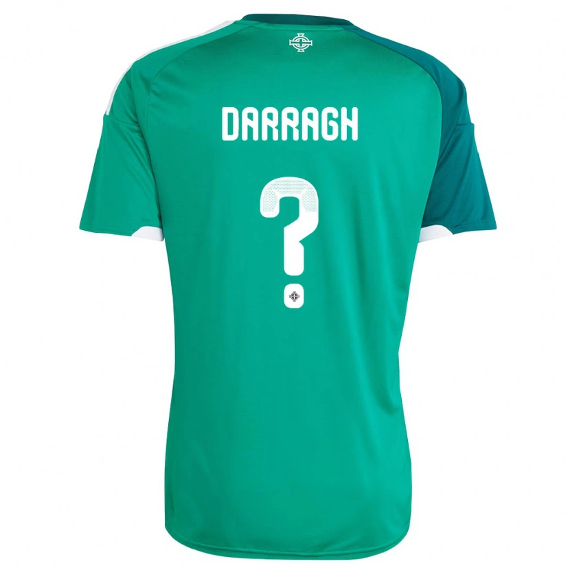 Danxen Män Nordirland Darragh Mccann #0 Grön Vit Hemmatröja Matchtröjor 26-28 Tröjor T-Tröja