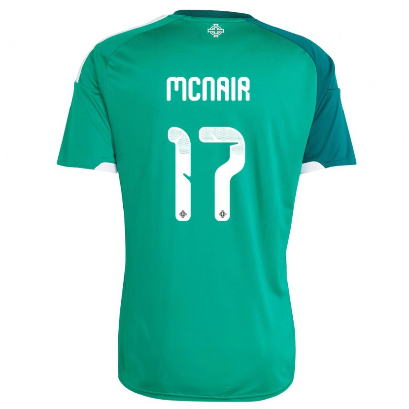 Danxen Män Nordirland Paddy Mcnair #17 Grön Vit Hemmatröja Matchtröjor 26-28 Tröjor T-Tröja