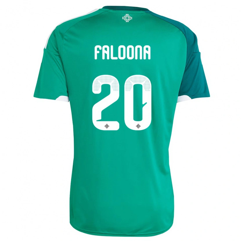 Danxen Män Nordirland Jack Faloona #20 Grön Vit Hemmatröja Matchtröjor 26-28 Tröjor T-Tröja