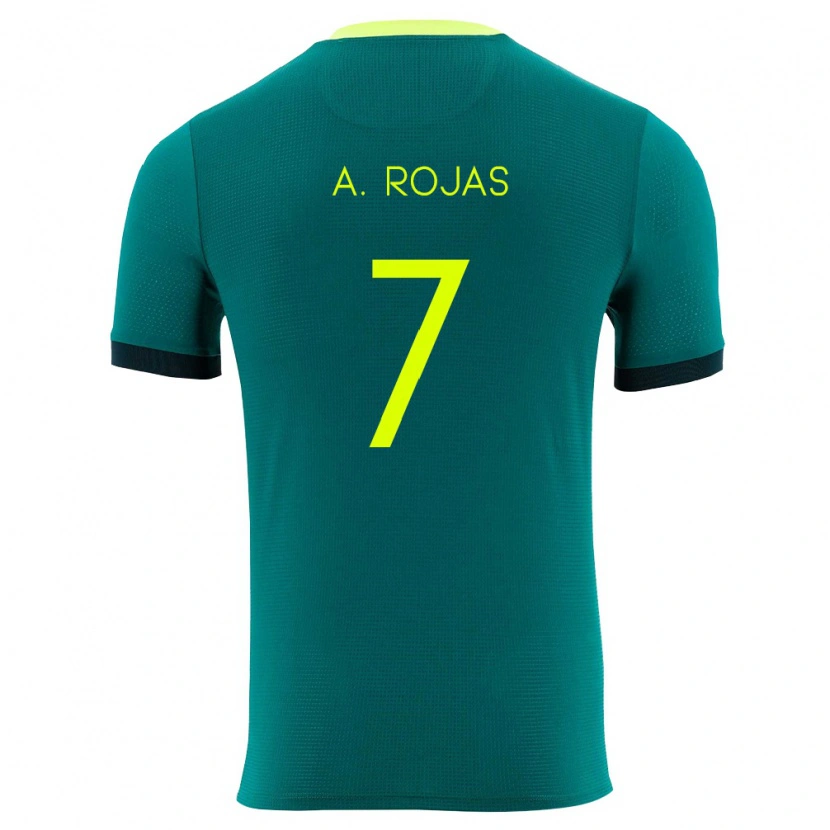 Danxen Män Bolivia Ana Paula Rojas #7 Grön Gul Svart Hemmatröja Matchtröjor 26-28 Tröjor T-Tröja