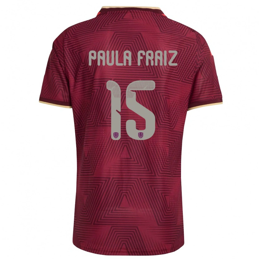 Danxen Män Venezuela Ana Paula Fraiz #15 Burgund Guld Gul Hemmatröja Matchtröjor 26-28 Tröjor T-Tröja