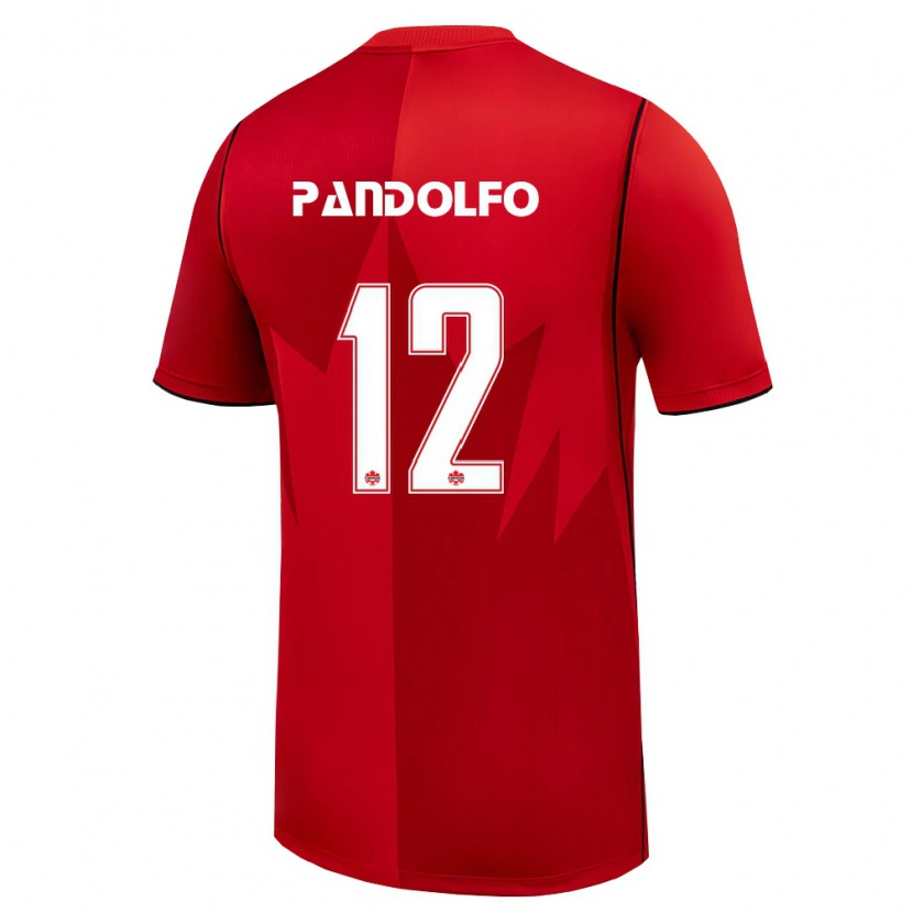 Danxen Män Kanada Gabriel Pandolfo #12 Röd Vit Hemmatröja Matchtröjor 26-28 Tröjor T-Tröja