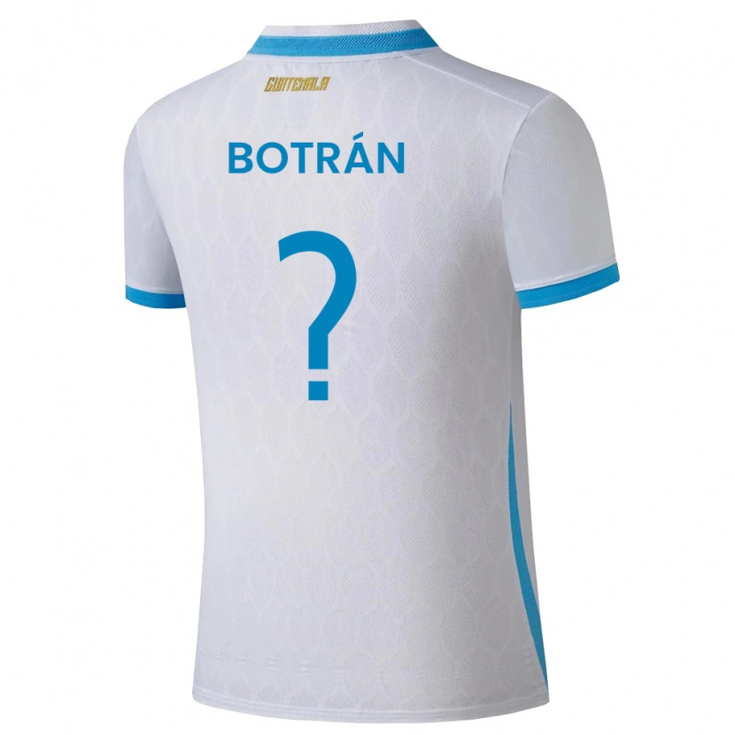 Danxen Män Gwatemala Sabrina Botrán #0 Vit Himmelblå Guld Hemmatröja Matchtröjor 26-28 Tröjor T-Tröja