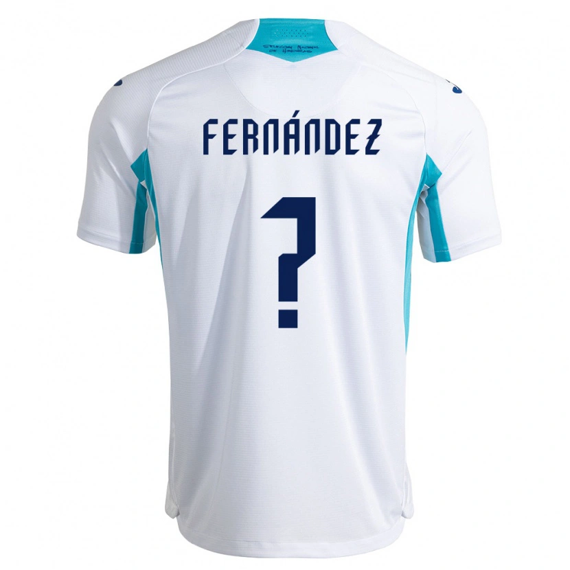 Danxen Män Honduras Jaylor Fernández #0 Vit Blå Himmelblå Hemmatröja Matchtröjor 26-28 Tröjor T-Tröja