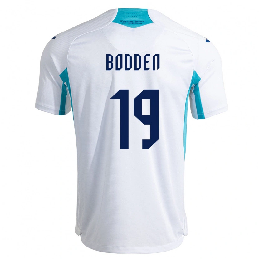 Danxen Män Honduras Reagan Bodden #19 Vit Blå Himmelblå Hemmatröja Matchtröjor 26-28 Tröjor T-Tröja