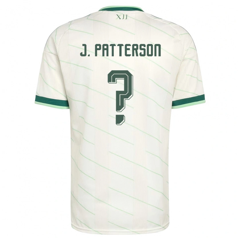 Danxen Män Nordirland Jack Patterson #0 Vit Grön Bortatröja Matchtröjor 26-28 Tröjor T-Tröja