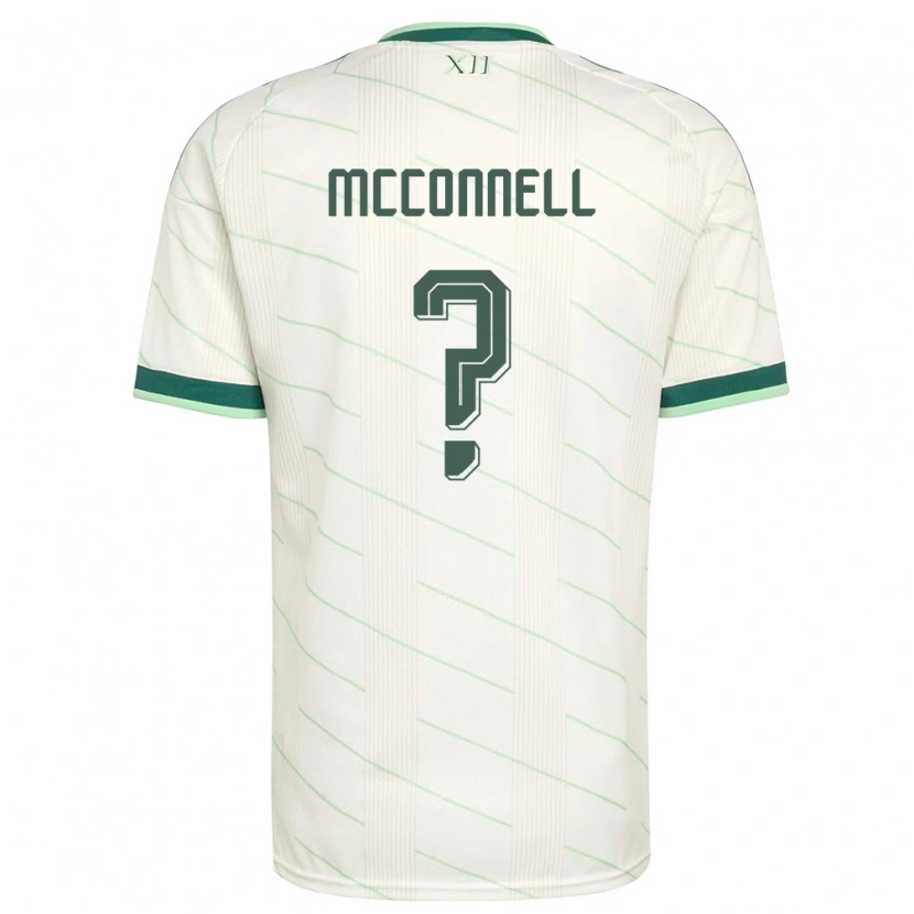 Danxen Män Nordirland Charlie Mcconnell #0 Vit Grön Bortatröja Matchtröjor 26-28 Tröjor T-Tröja