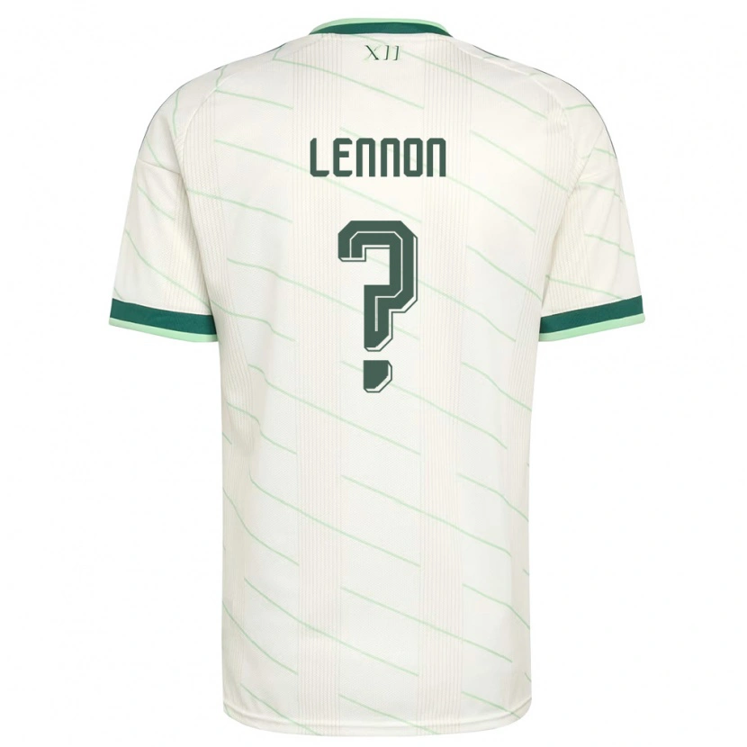 Danxen Män Nordirland Gallagher Lennon #0 Vit Grön Bortatröja Matchtröjor 26-28 Tröjor T-Tröja