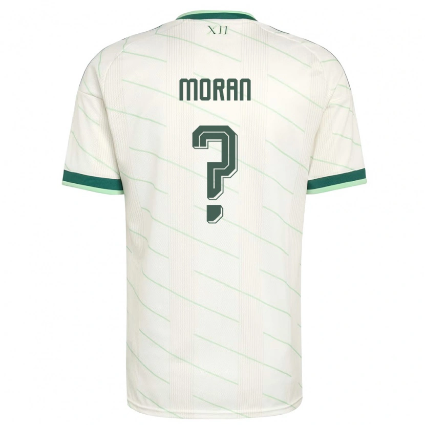 Danxen Män Nordirland Harry Moran #0 Vit Grön Bortatröja Matchtröjor 26-28 Tröjor T-Tröja