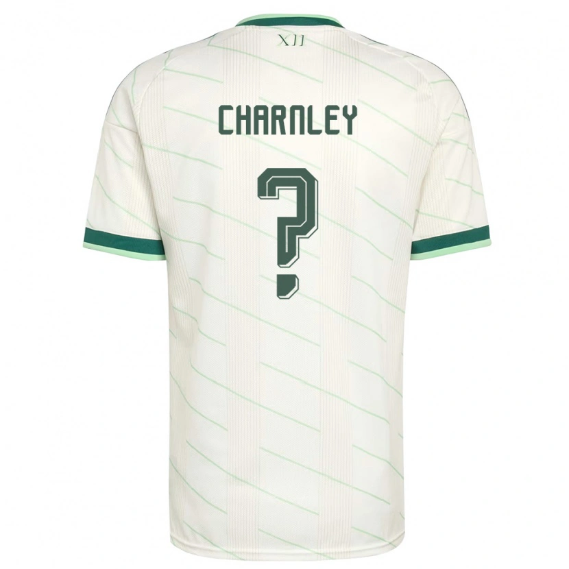 Danxen Män Nordirland Jayden Charnley #0 Vit Grön Bortatröja Matchtröjor 26-28 Tröjor T-Tröja